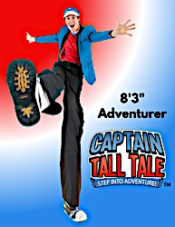 Captain Tall Tale the 8 foot 3 Adventurer and ente