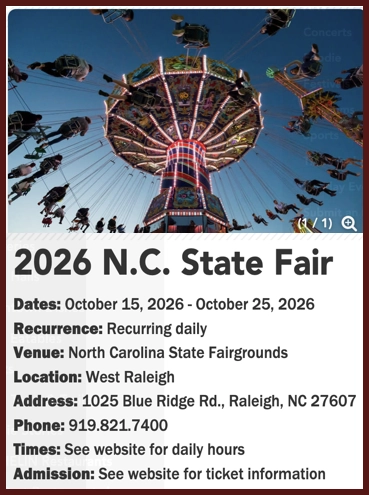 North Carolina State Fair 2026